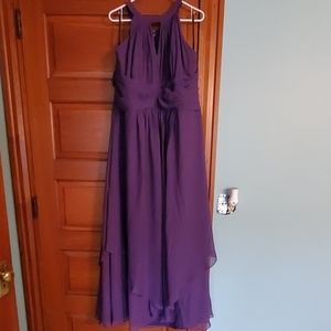 Prom wedding Chiffon dress eggplant size 22W
